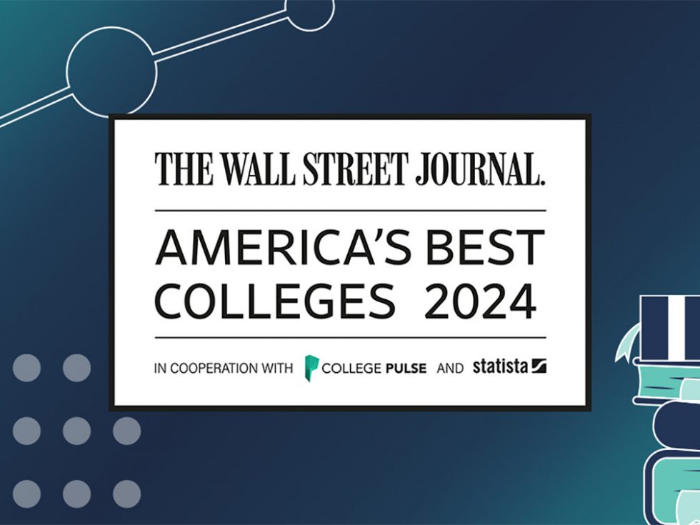 Wall Street Journal 2024 Best Colleges in the U.S. - in cooperation with College Pulse and Statisa